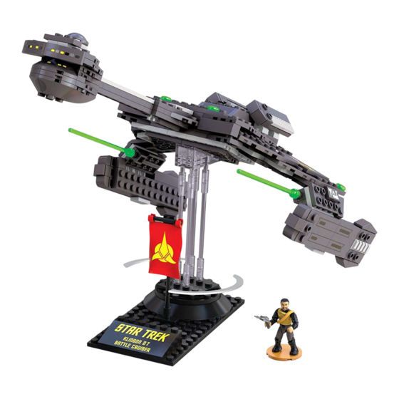 Mega Bloks STAR TREK 50 THE ORIGINAL Serie Manual Del Usuario