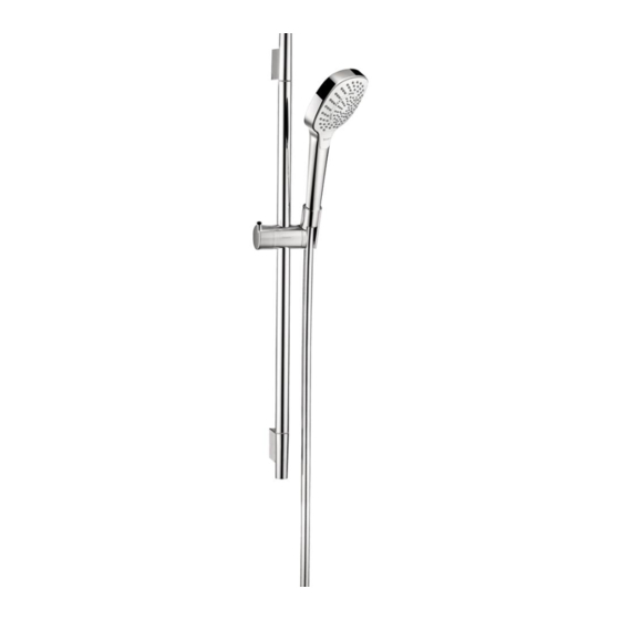 Hansgrohe Croma Select E Multi Wallbar Set 04941 0 Serie Manuales