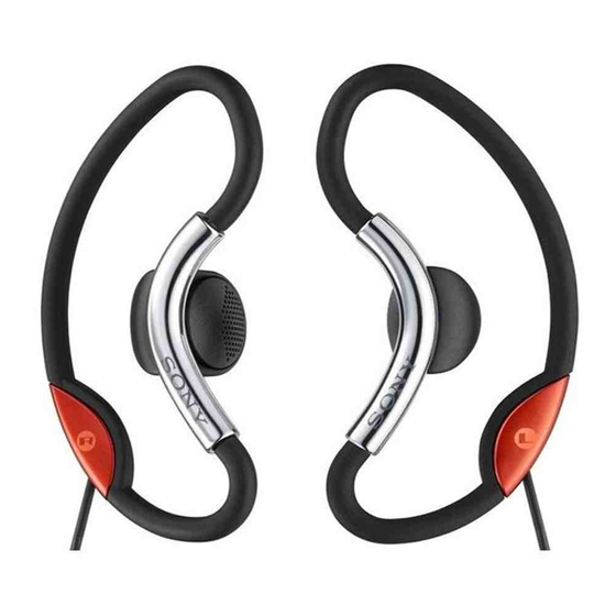 Sony MDR-AS20J Manual De Instrucciones