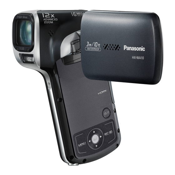 Panasonic HX-WA10 Instrucciones Básicas De Funcionamiento