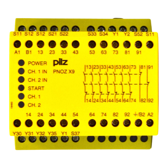 Pilz PNOZ X9 Instrucciones De Uso