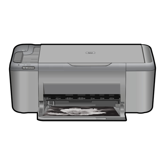 HP Deskjet F4500 All-in-One Serie Manual De Instrucciones