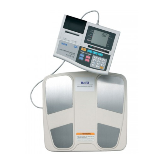 TANITA TBF300A MANUAL DE INSTRUCCIONES Descargar en PDF ManualsLib