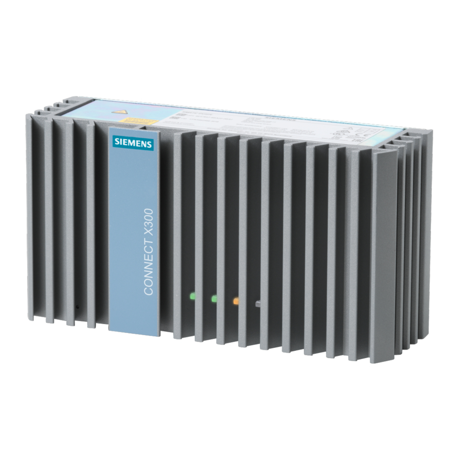 Siemens Connect X300 Puesta En Servicio