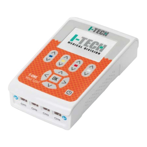 I-Tech T-ONE MEDI SPORT Manual De Instrucciones