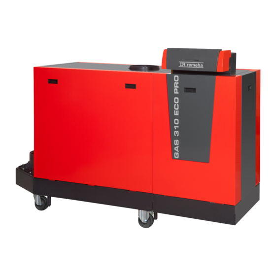 REMEHA Gas 310 ECO PRO Instrucciones De Instalación, Utilización Y Mantenimiento