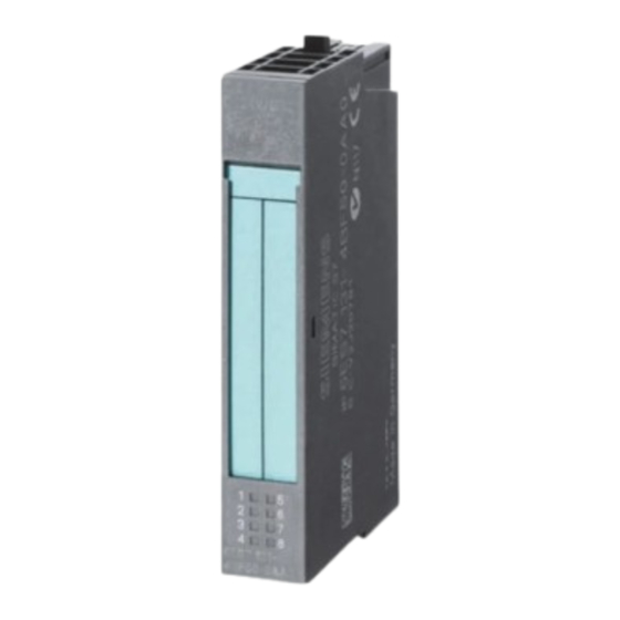 Siemens SIMATIC ET 200S Manual De Producto