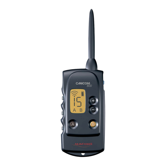 Num'axes CANICOM 800 Manual De Instrucciones