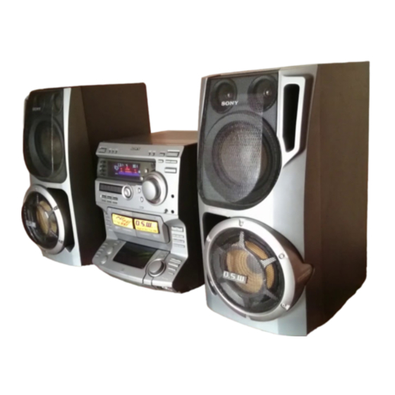 Sony LBT-DR5 Manual De Instrucciones