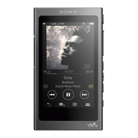 Sony NW-A35 Manual De Instrucciones