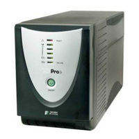 INFOSEC UPS SYSTEM XP Pro evolution 1000 VA Guia Del Usuario