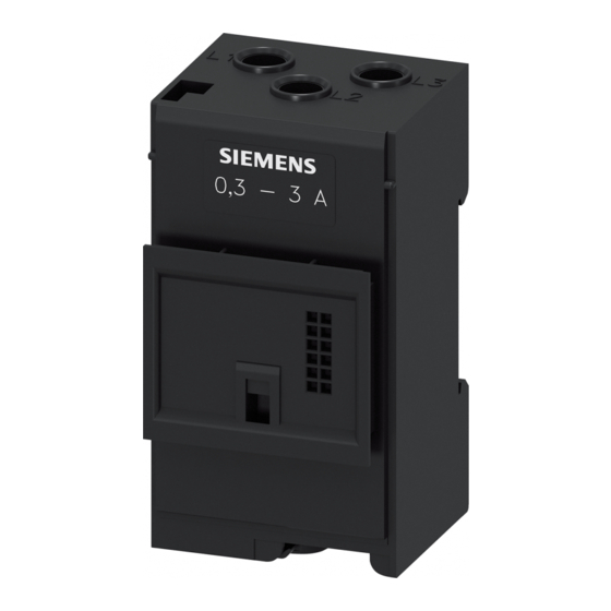 Siemens 3RB2906-2BG1 Instructivo