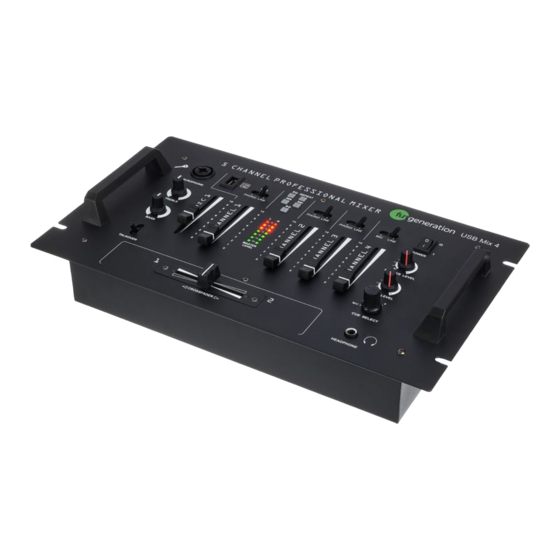 thomann The t.mix USB Mix 4 Manuales