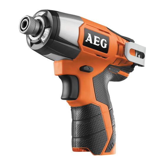 AEG BSS12 C Manual Original