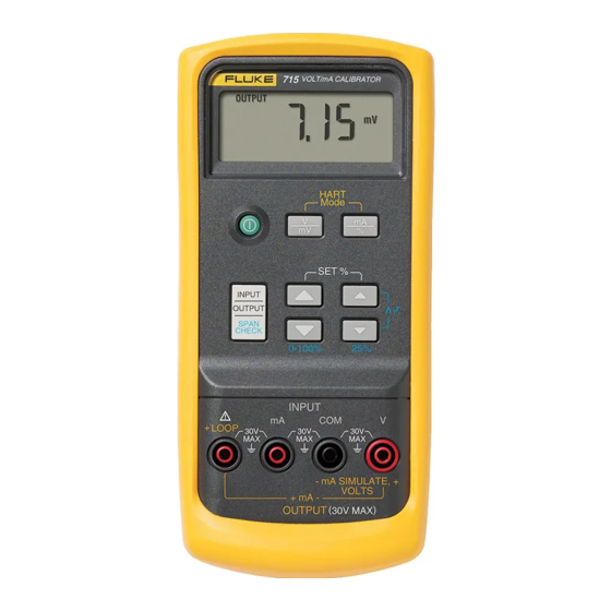 Fluke 715 Manuales