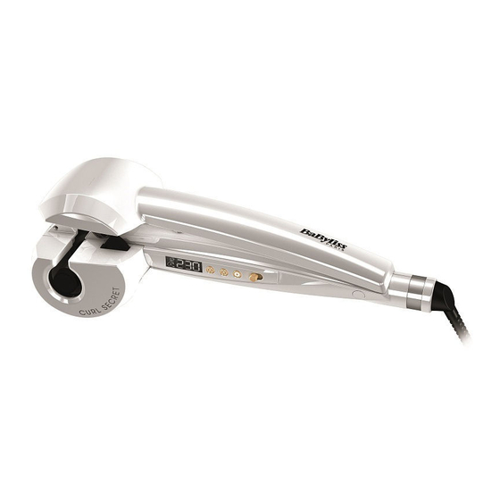 BaByliss PARIS White & Gold SPECIAL EDITION CURL SECRET C1225E Manuales