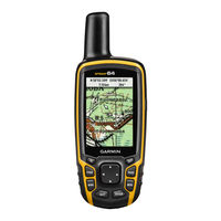 Garmin GPSMAP 64 SERIE Manual Del Usuario