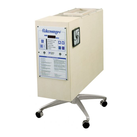 Chattanooga FLUIDOTHERAPY FLU110D Manual De Usuario