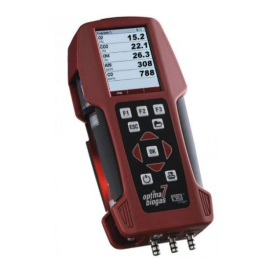 mru OPTIMA7 biogás Manual Del Usuario