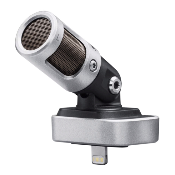 Shure MV88 Manual De Instrucciones