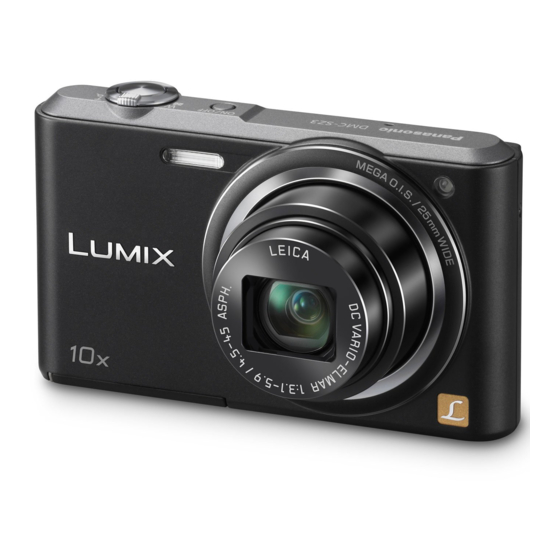 Panasonic Lumix DMC-SZ3 Instrucciones De Funcionamiento