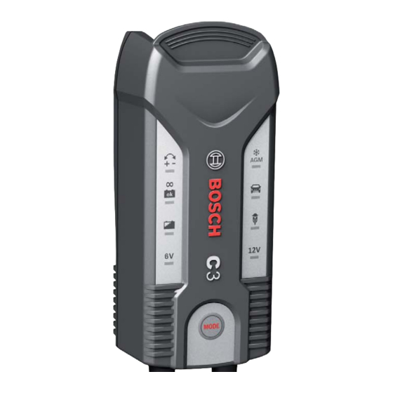 Bosch C3 Instrucciones De Uso