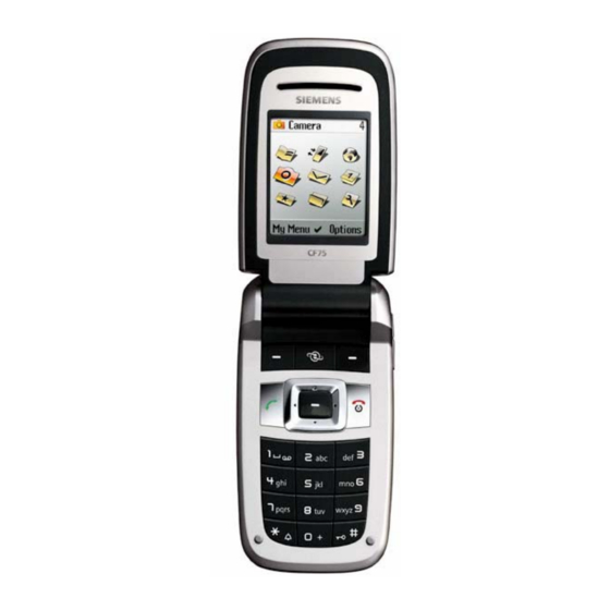 Siemens CF75 Manual Del Usuario