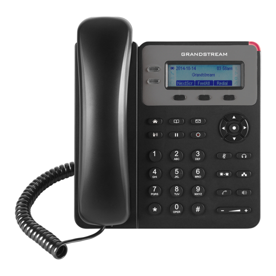 Grandstream GXP1610 Guia De Inicio Rapido