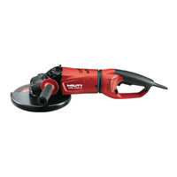 Hilti DCG230-D Manual De Instrucciones