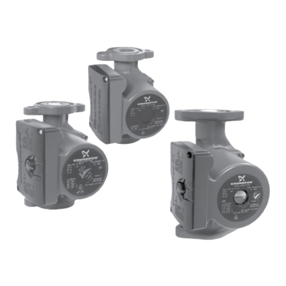 Grundfos UP Serie Instrucciones De Instalación Y  Operación