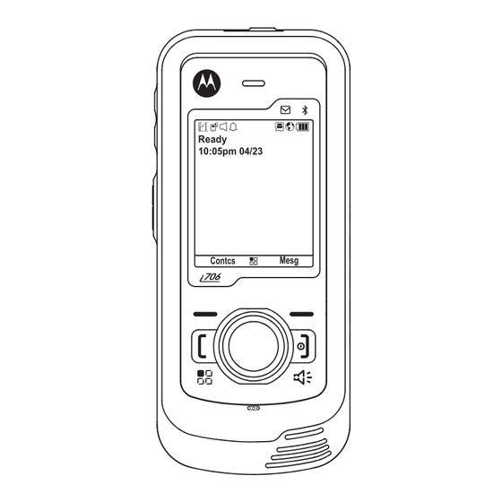 Motorola i706 Guia Del Usuario