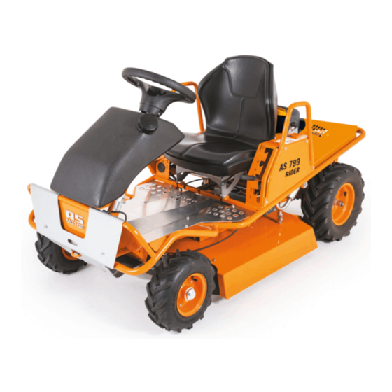AS MOTOR Allmaher AS 800 FreeRider Manual De Instrucciones