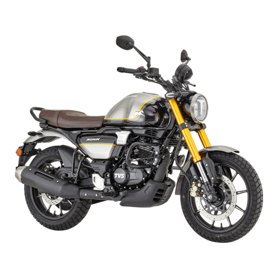 Auteco TVS RONIN Manual De Garantía Y Mantenimiento