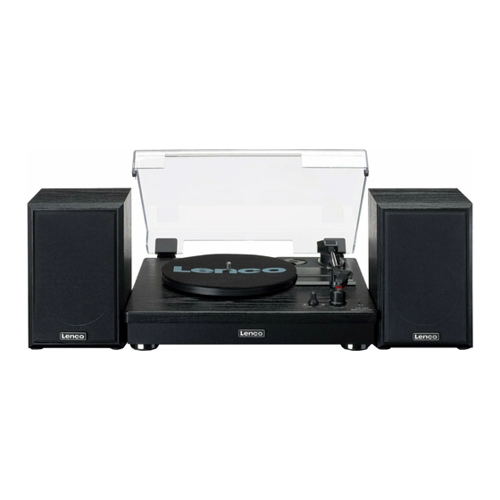Lenco LS-101BK Manual Del Usuario