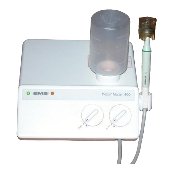 EMS PIEZON MASTER 400 MANUAL DEL USUARIO Descargar en PDF ManualsLib