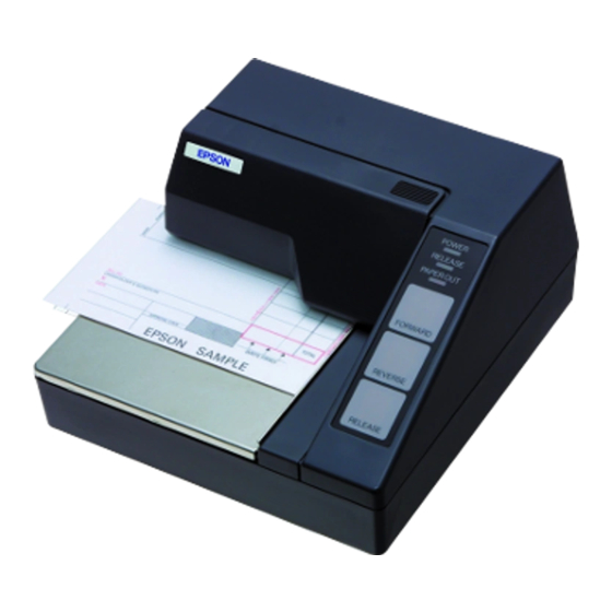 EPSON TMU295 MANUAL DEL USUARIO Descargar en PDF ManualsLib
