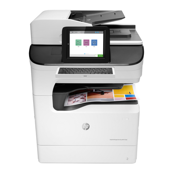 HP PageWide Managed Color P77940 Serie Manuales