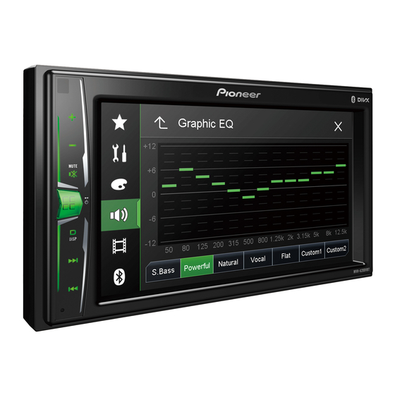 Pioneer MVH-A200VBT Manual De Instrucciones