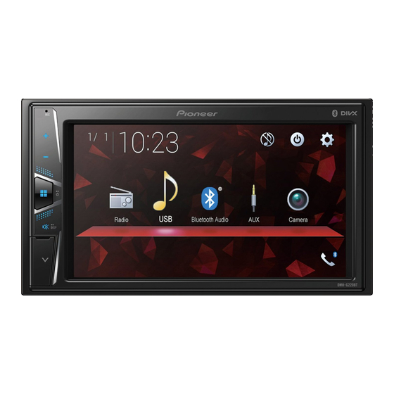 Pioneer DMH-G220BT Guía De Iniciación Rápida