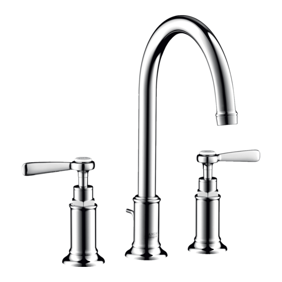 Hansgrohe AXOR Montreux 16514000 Manuales