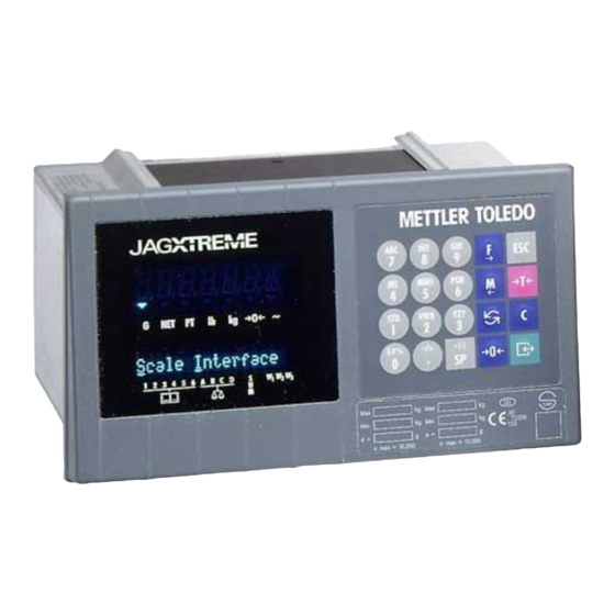 Mettler Toledo JAGXTREME Guia Del Usuario