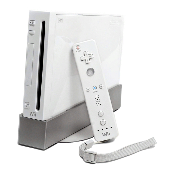 Nintendo Wii Manual De Instrucciones