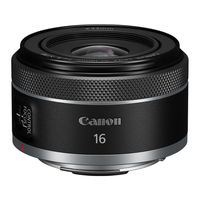 Canon RF 16mm F2.8 STM Manual De Instrucciones