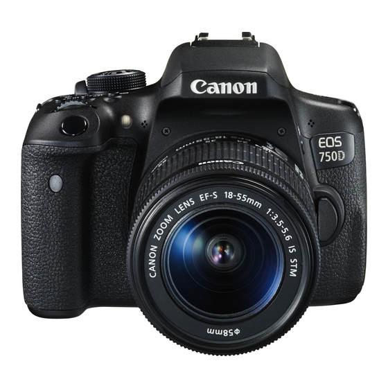 Canon EOS 750D Manual De Uso