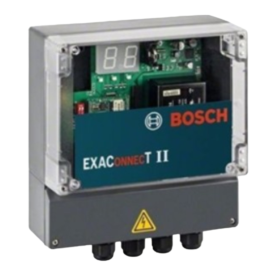 Bosch EXAConnecT II + I/O-Module II Manuales