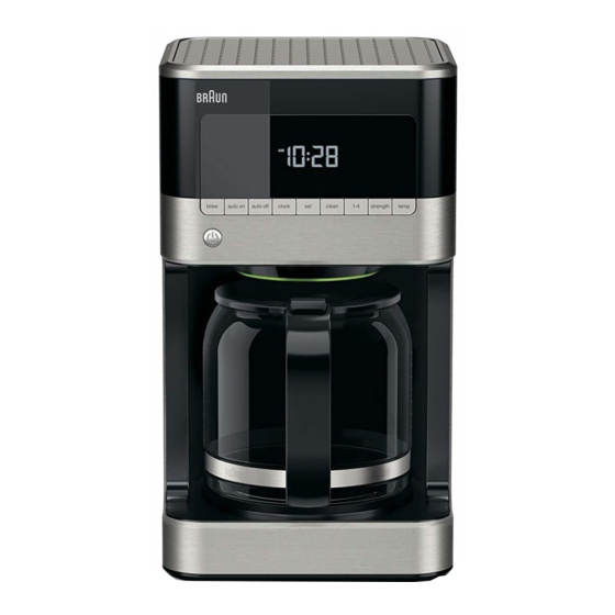 Braun KF7150BK Manual De Instrucciones