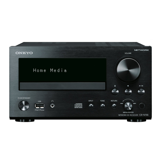 Onkyo CR-N755 Manual De Instrucciones