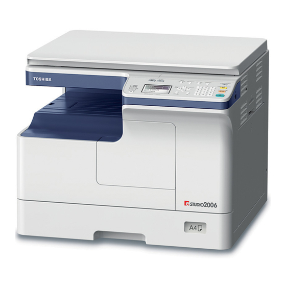 Toshiba e-studio 2006 Guia Del Usuario