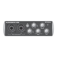PRESONUS AudioBox USB Guia De Inicio Rapido