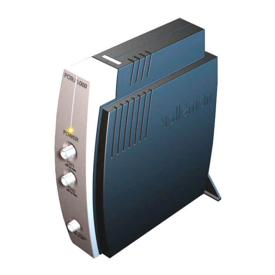 Velleman PCSU1000 Manual De Instrucciones